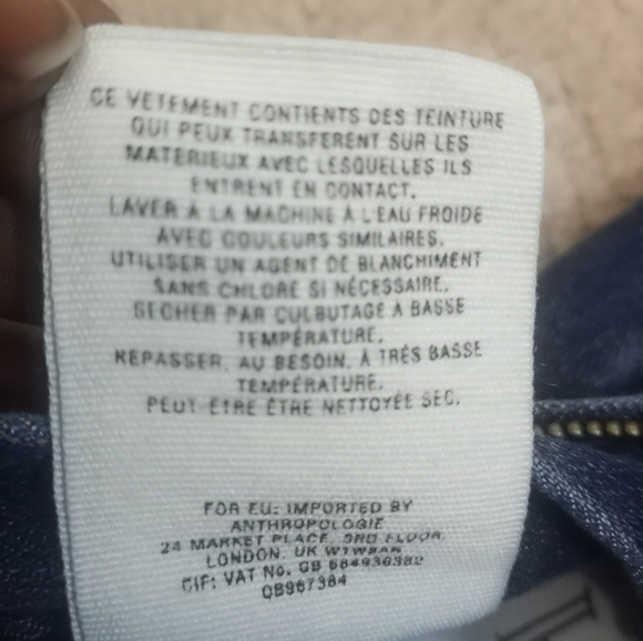 Pilcro and the Letterpress High Rise Denim Jeans Size 24P - Picture 8 of 15